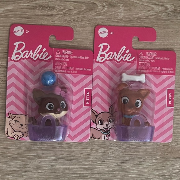 Barbie Other - 🟠 Barbie Pet Kitten & Puppy Set